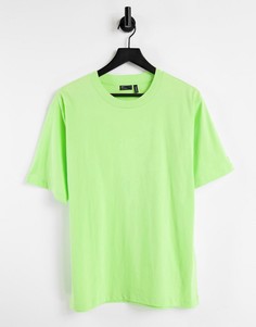 Oversized-футболка кислотного зеленого цвета ASOS DESIGN Ultimate-Зеленый цвет
