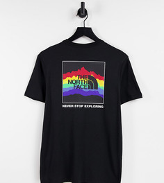 Черная футболка The North Face Rainbox – эксклюзивно для ASOS-Черный цвет