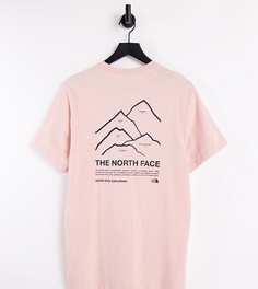 Розовая футболка The North Face эксклюзивно на ASOS-Розовый цвет