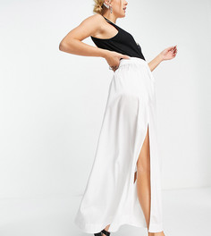 Белая юбка миди от комплекта Reclaimed Vintage Inspired-Белый
