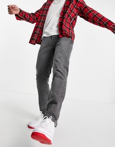 Серые прямые джинсы Topman-Серый