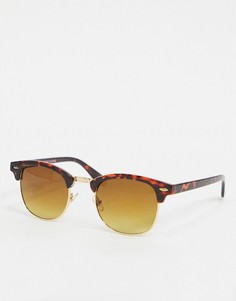 Коричневые солнцезащитные очки Topman-Коричневый цвет
