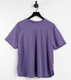 Футболка ASOS 4505 Curve-Фиолетовый цвет