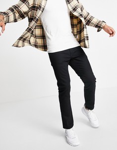 Черные прямые джинсы Topman-Черный цвет