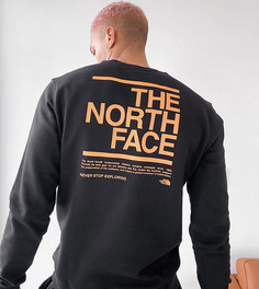 Свитшот черного цвета The North Face Message – эксклюзивно для ASOS-Черный цвет