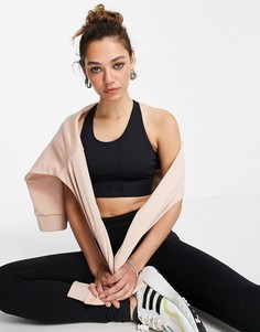 Черный спортивный бюстгальтер (от комплекта) Topshop Active