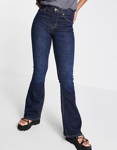 Расклешенные джинсы цвета индиго Topshop Jamie-Голубой