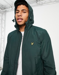 Куртка на сквозной молнии с подкладкой из микрофлиса Lyle & Scott-Зеленый