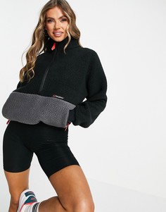 Черная флисовая куртка с короткой молнией Berghaus Polar-Черный цвет