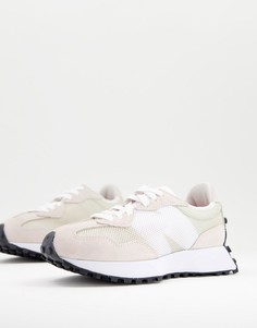 Светлые кроссовки New Balance 327-Белый