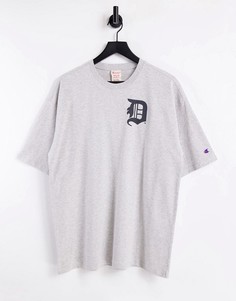 Серая футболка Champion Reverse Weave Detroit Tigers-Серый