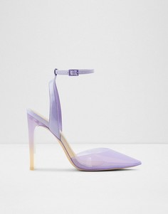 Прозрачные сиреневые туфли-лодочки из двух частей ALDO Aradda-Фиолетовый цвет
