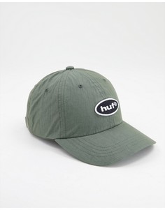 Зеленая 6-панельная кепка HUF link cv-Зеленый цвет
