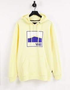 Худи желтого цвета с полосками по бокам Vans Original DNA-Желтый