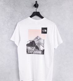Белая футболка The North Face North Postcard - эксклюзивно на ASOS-Белый