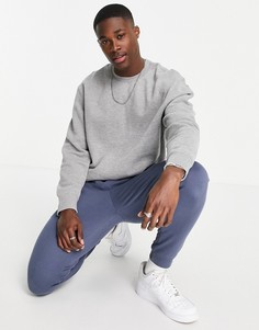 Серый меланжевый свитшот от комплекта Topman