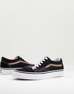 Черные кроссовки Vans Old Skool Pride-Черный