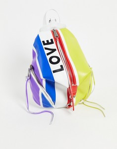 Многоцветный рюкзак с принтом "Love" Rebecca Minkoff-Multi