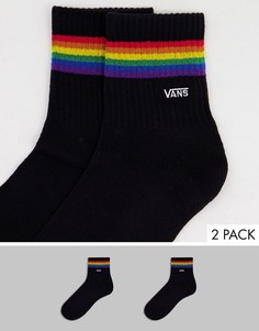 Черные носки с радужным дизайном Vans Rainbow Art-Черный