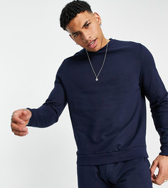 Темно-синий свитшот из органического хлопка ASOS DESIGN