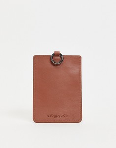 Кожаный кошелек для пластиковых карт Urbancode-Коричневый цвет