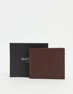 Кожаный бумажник Duchamp-Коричневый цвет