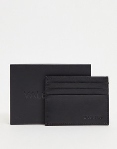 Черная кредитница Valentino Bags Adrian-Черный цвет