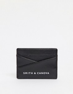 Кожаная кредитница Smith & Canova-Черный