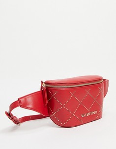 Красная сумка-кошелек на пояс Valentino Bags Mandolino-Красный