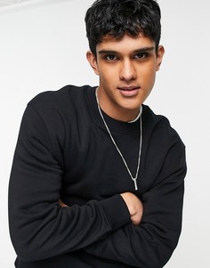 Черный свитшот Topman-Черный цвет