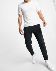 Черные свободные джоггеры из трикотажа Topman-Черный цвет