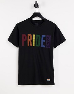 Футболка черного цвета Vans Pride-Черный цвет