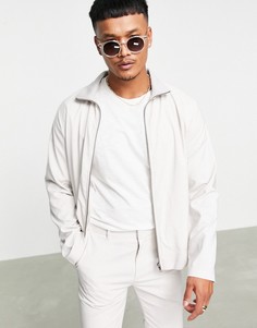 Строгая олимпийка холодного серого оттенка (от комплекта) ASOS DESIGN-Серый