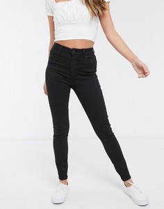 Черные джинсы скинни из переработанного хлопка Pimkie-Черный цвет