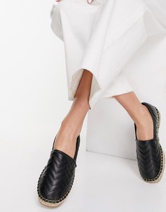 Черные эспадрильи с мягким уплотнителем Schuh Luz-Черный