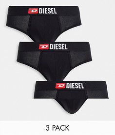 Набор из 3 черных трусов Diesel Andre-Черный цвет
