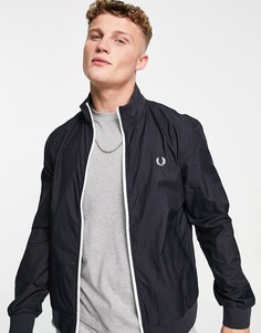 Темно-синяя легкая куртка из ткани рипстоп Fred Perry-Темно-синий