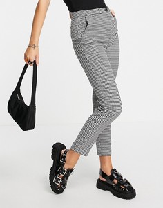 Белые узкие брюки Monki-Белый