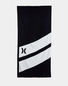 Черное пляжное полотенце Hurley-Черный цвет