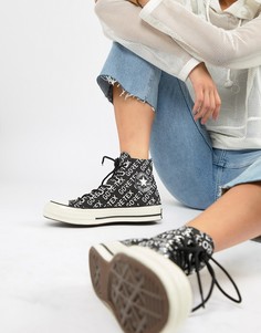 Высокие водонепроницаемые кеды с логотипом Converse X Gortex Chuck 70-Черный цвет