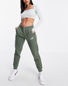 Зеленые джоггеры Puma Amplified-Серебристый