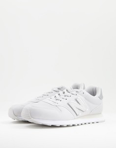 Серые кроссовки New Balance 500 Classic-Белый