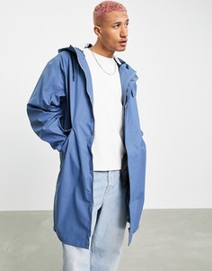Голубая водонепроницаемая парка ASOS DESIGN-Голубой
