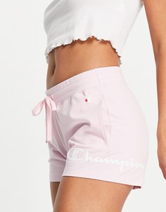 Розовые трикотажные шорты Champion-Розовый цвет