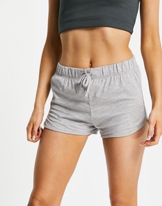 Шорты с завязками на талии Miss Selfridge-Серый