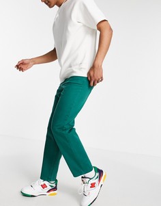 Темно-зеленые джинсы прямого кроя в стиле 90-х Reclaimed Vintage Inspired-Зеленый цвет