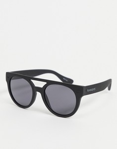 Солнцезащитные очки унисекс в массивной оправе Havaianas Buzios-Черный цвет