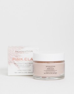 Детокс-маска для лица из розовой глины Revolution Skincare Pink Clay, 50 мл-Бесцветный