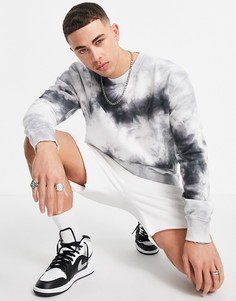 Свитшот с многоцветным принтом тай-дай от комплекта Topman-Multi