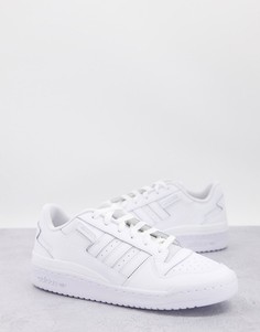 Белые низкие кроссовки со съемным ремешком adidas Originals Forum-Белый